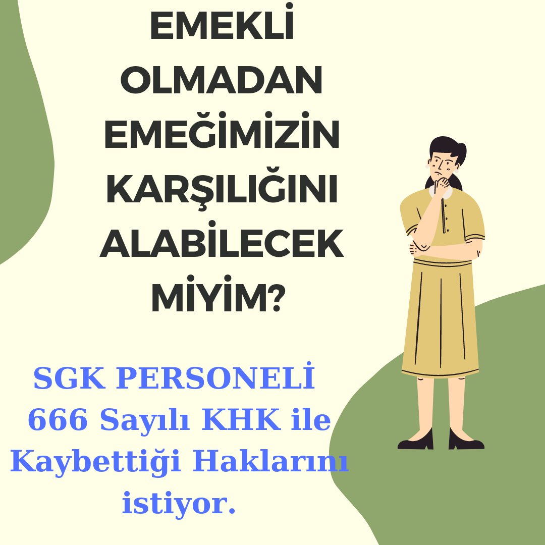 ayildirim1909's tweet photo. #SGKPersoneli
Kamunun en yoğun ve en aktif çalışanları OLARAK,
Geçici DEĞİL KALICI İKRAMİYE istiyoruz. https://t.co/zJak7WEF5T