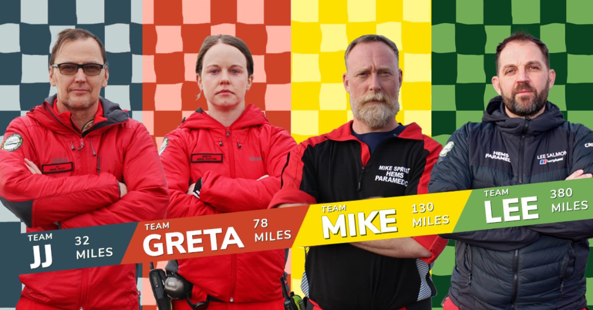 It's time to Race to the Base. 🏁 

💪 Choose from one of four distances
🚵‍♀️ Complete them however you'd like
🙏 Work as a team or go solo
📅 You have 31 days to complete your miles
💰 Raise vital funds

It's your #challenge, your way.

greatnorthairambulance.co.uk/support-us/fun…