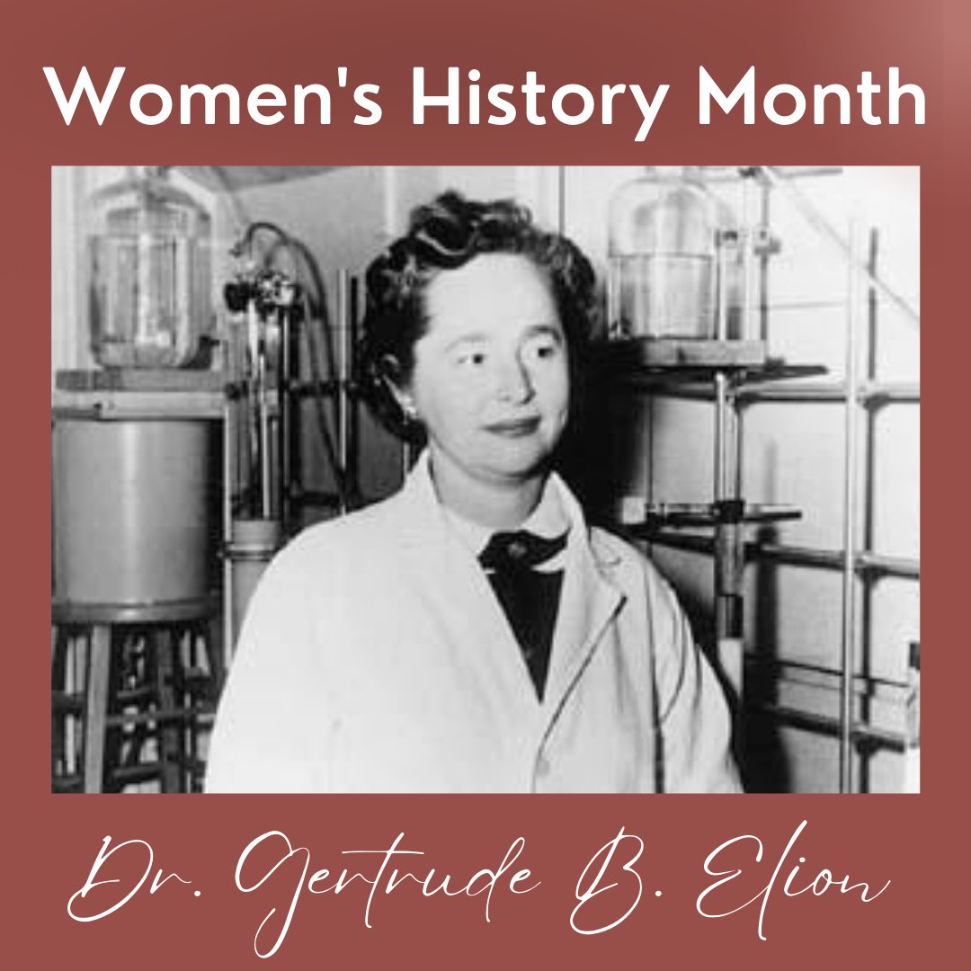 uti_my's tweet photo. SPOTLIGHT On Dr. Gertrude B. Elion: Earned her degree in chemistry (1937) but was rejected from medical school for being a woman. She became a researcher working on drugs that would target pathogens including conditions like UTIs. #womeninhistory #research #scientist #female https://t.co/AkvWLfjkXL