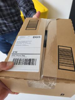 A couple of days ago McMaster came through with its same day delivery and before I closed the tracking page, I noticed that the delivery confirmation image was actually a snapshot of the moment when the day was officially saved.