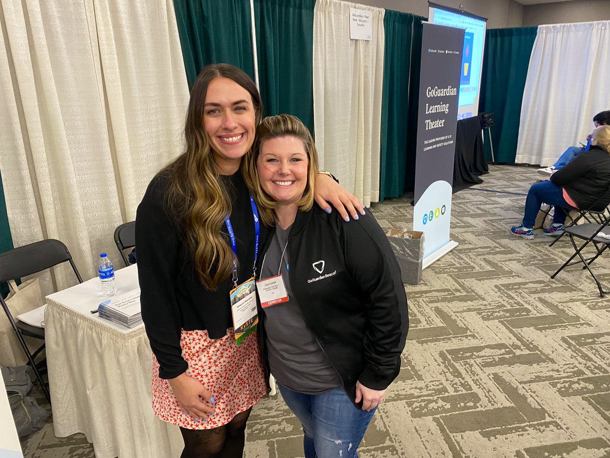 I 🤎 @CoopTech05!! 

Go check her amazing team out in the #KySTE23 vendor hall! 

@PearDeck + @Edulastic + @goguardian 🥾⛰️ 🍐 

#JCPSDigIn #KySTE #KySTE2023