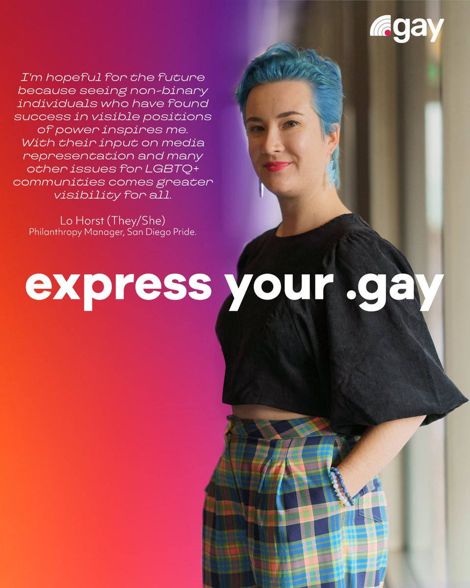 The future is brighter for all of us when YOU express yourself! 

Show the #DotGayCommunity how you're making a difference and your hopes and dreams for the queer community. 

Tag your photos with #ExpressYourGay to be featured! 🌈💖✨

#QueerTheInternet 
#WeAreCreatingChange