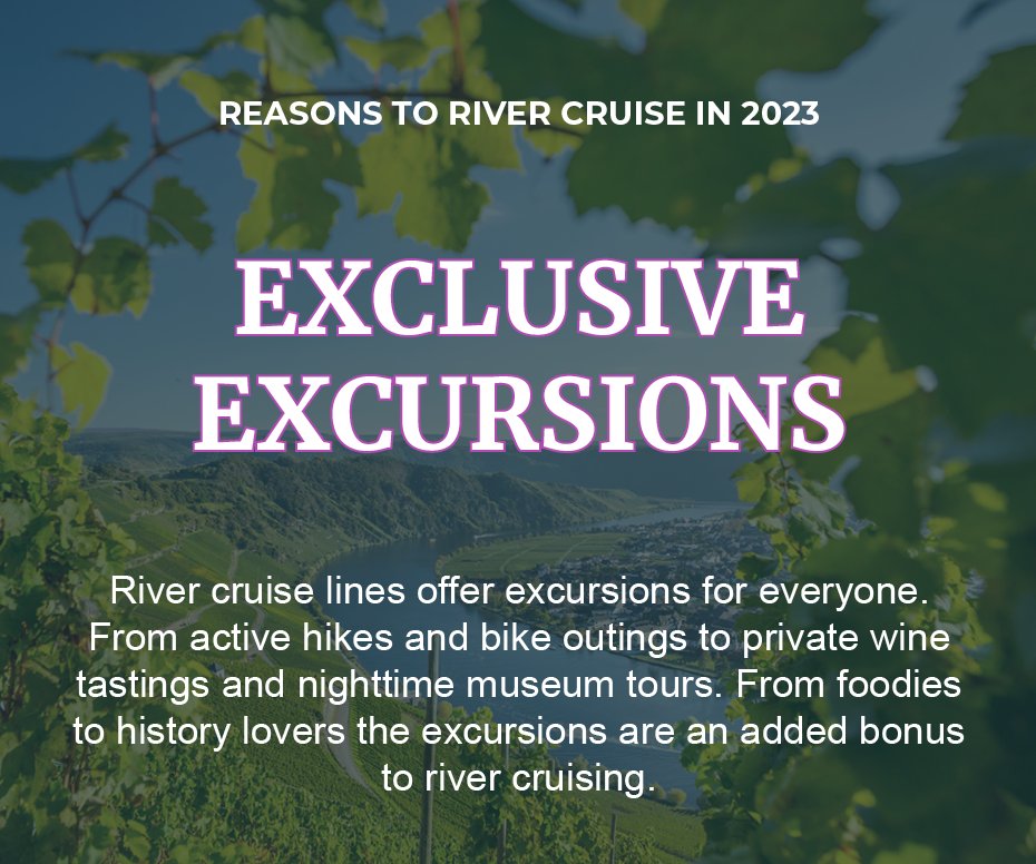 mvptravel's tweet photo. Reasons to River Cruise in 2023 π’ #GoMAST https://t.co/BRMeq7swnk