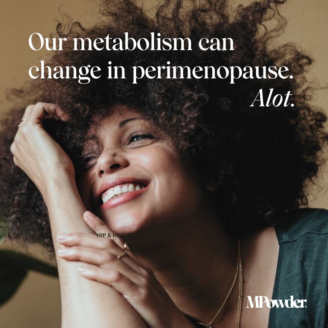 The truth is that changes to our shape can knock us, these changes are not a sign of your weakness &amp; not a call to starve yourself. It's simply an indication that the biochemical shift happening is impacting your gut microbiome, your metabolism and your blood sugar.⁠