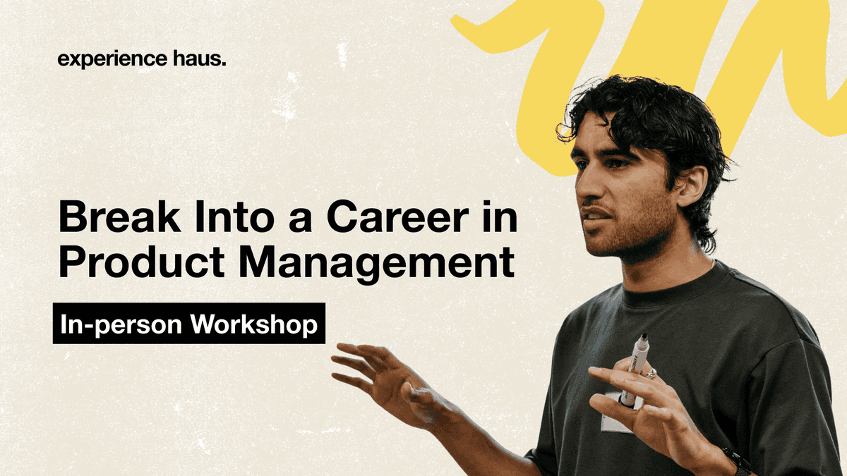 In this session we will give you an insight into the exciting world of Product Management and how to take your first steps into this industry!

🕑 Monday 20th March, 6:30 pm - 8:00 pm 

📍Experience Haus Shoreditch studio (London)

SIGN UP TODAY:
experiencehaus.com/course/2023-03…