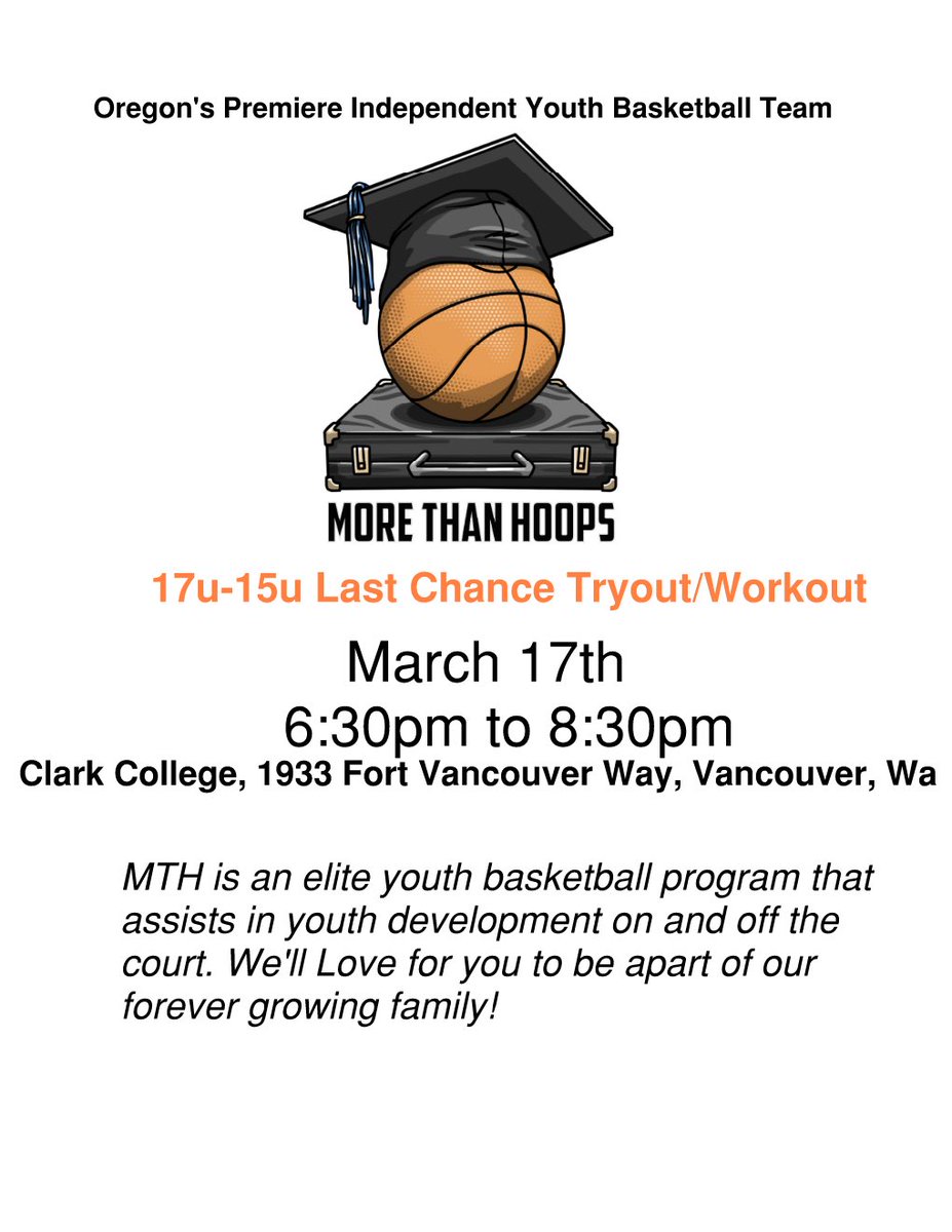 Come be apart of something special where the coaches care about you as a person just as much if not more as they care about you as a baksetball player. The LOVE &amp; DEVELOPMENT is REAL on this side!!