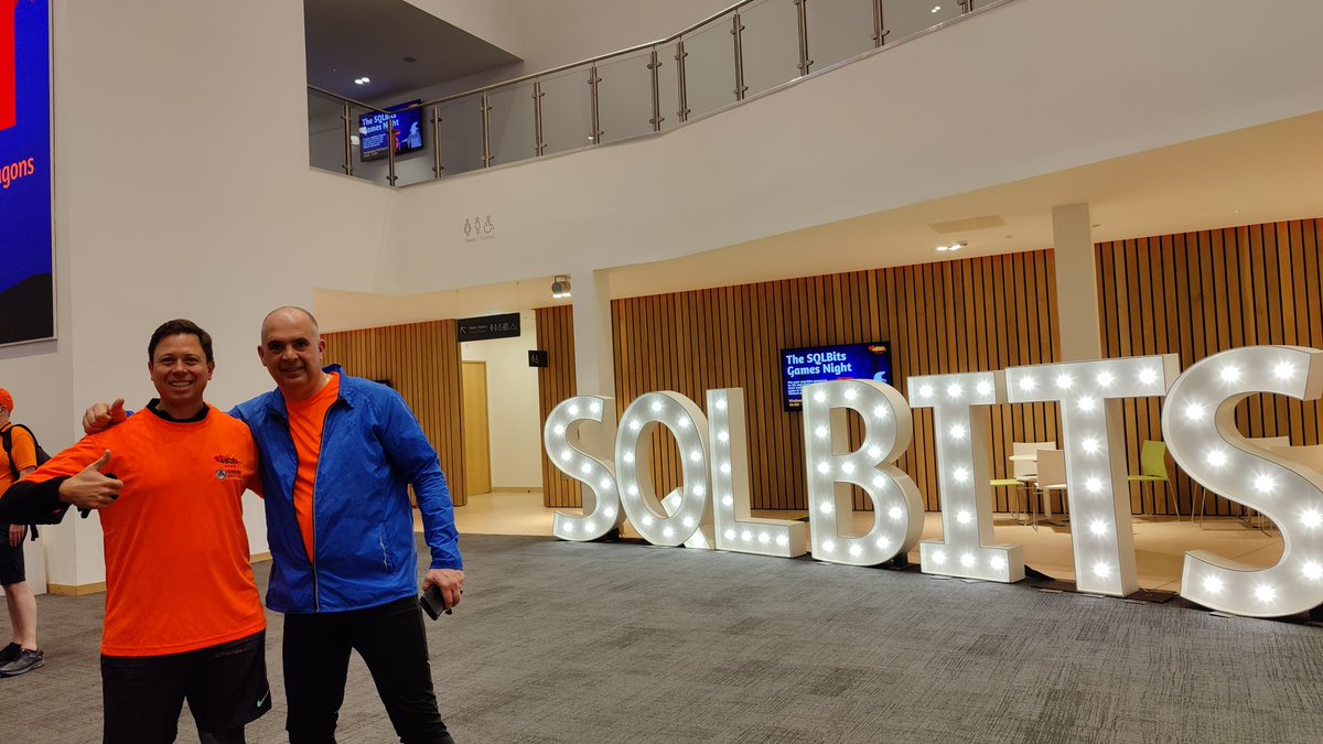 FreeYourDataCon's tweet image. Already for @SQLBits run with rain together with @ErwindeKreuk and @Aluby78.  #SQLSelfie