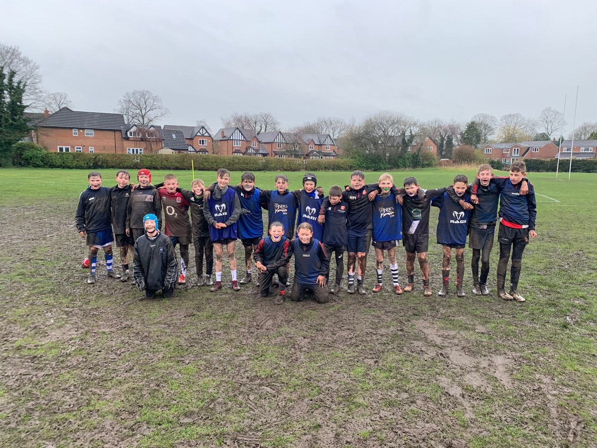 traff_sch_rugby's tweet photo. Who doesn’t enjoy playing rugby 🏉 in this 🌧 https://t.co/InH7925ZM8