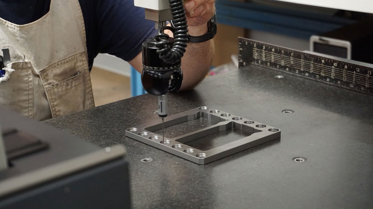 HPT_Pharma's tweet photo. Every finished piece of tooling is precision measured within .0001 of an inch to ensure a seamless fit. #machineparts #machineshop https://t.co/ZcKu0dQLzp