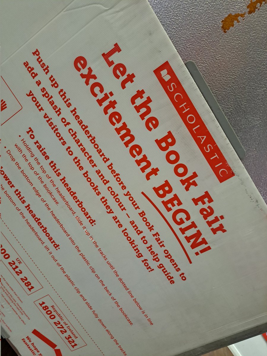 🙌 We took delivery of our <a href="/Scholastic/">Scholastic</a> bookfair today.
Remember to come and find us in the hall from 3:15 on Friday 17th, Monday 20th and Tuesday 21st March. 
Well done to those of you who won one of the £5.00 vouchers to spend at the bookfair. 📚