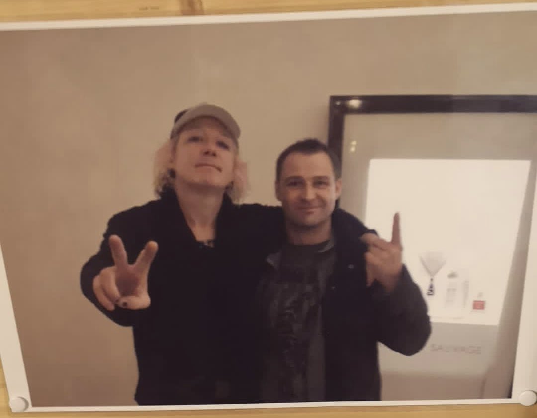 hoernixxx's tweet photo. @JKottak Just kidding James. It was great having lots of beers with you. And Mikkey is reall filling your seat. https://t.co/mfmD0XFKQF