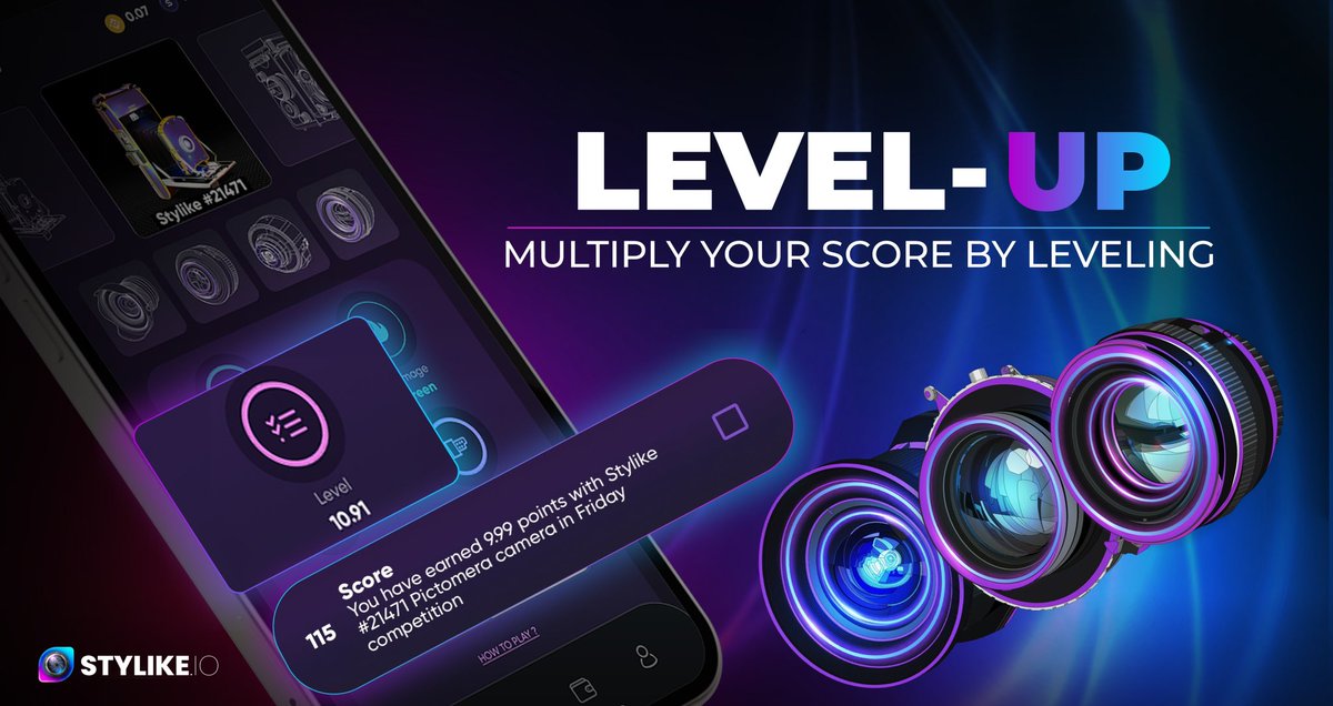 Stylike_io's tweet image. Level up and secure that bag! Because the higher your score, the bigger your income. It&apos;s simple math, fam.


#scoreup #hustlehard #incomeboost