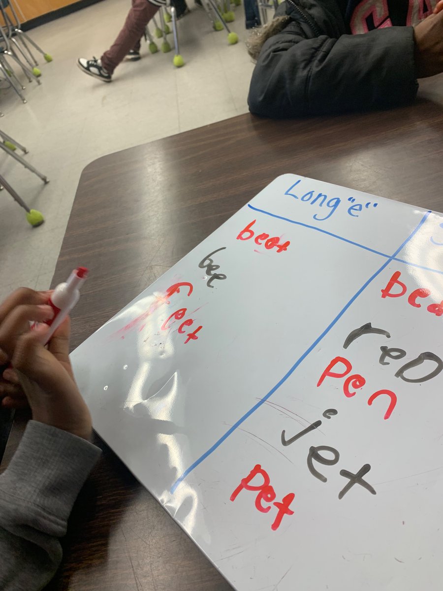 MrsBuffinGSCS's tweet photo. Learning Long “E” &amp; Short “E” vowel words https://t.co/UjPOVZfjR6