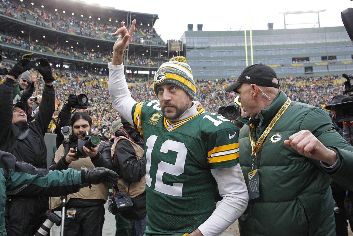 18 seasons
59,055 passing yards
475 TD passes
103.6 passer rating
147 victories
8 NFC North titles
1 Super Bowl title
4 MVPs
4 All-Pros
10 Pro Bowls

One indelible mark.

Thank you, <a href="/AaronRodgers12/">Aaron Rodgers</a>