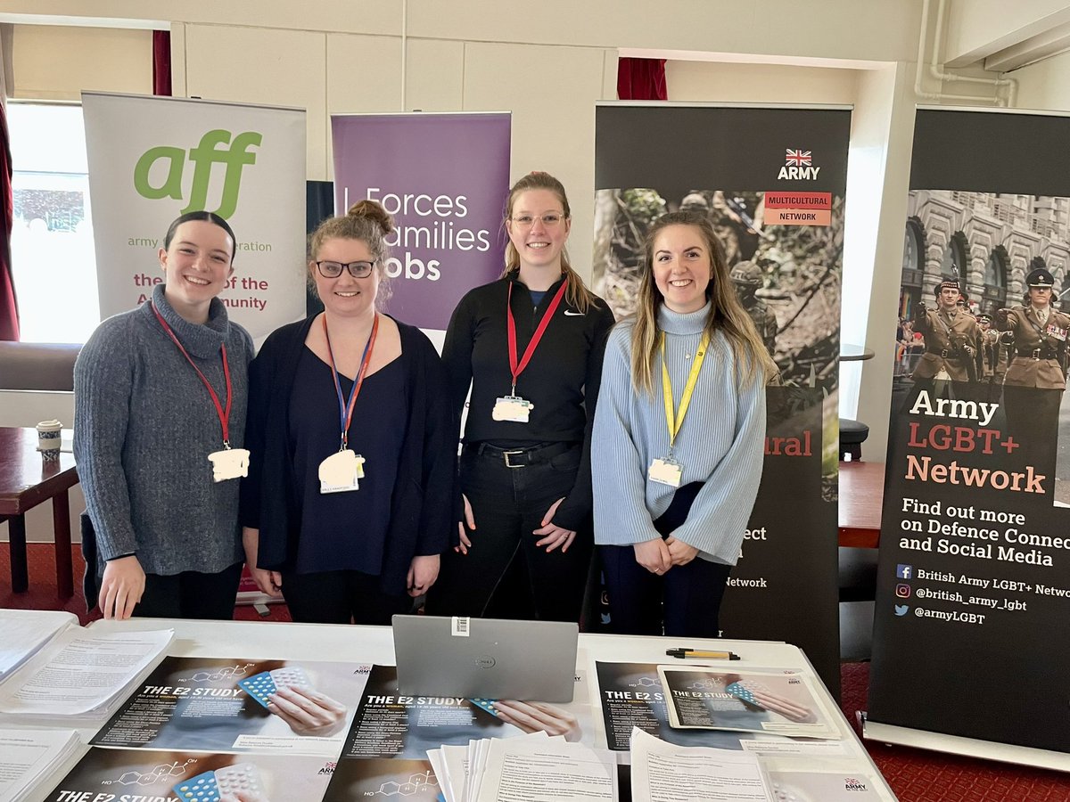 Promoting some of our studies at the <a href="/Army_ASN/">Army Servicewomen’s Network</a> today! Really empowering conference that was great to be involved with 😀