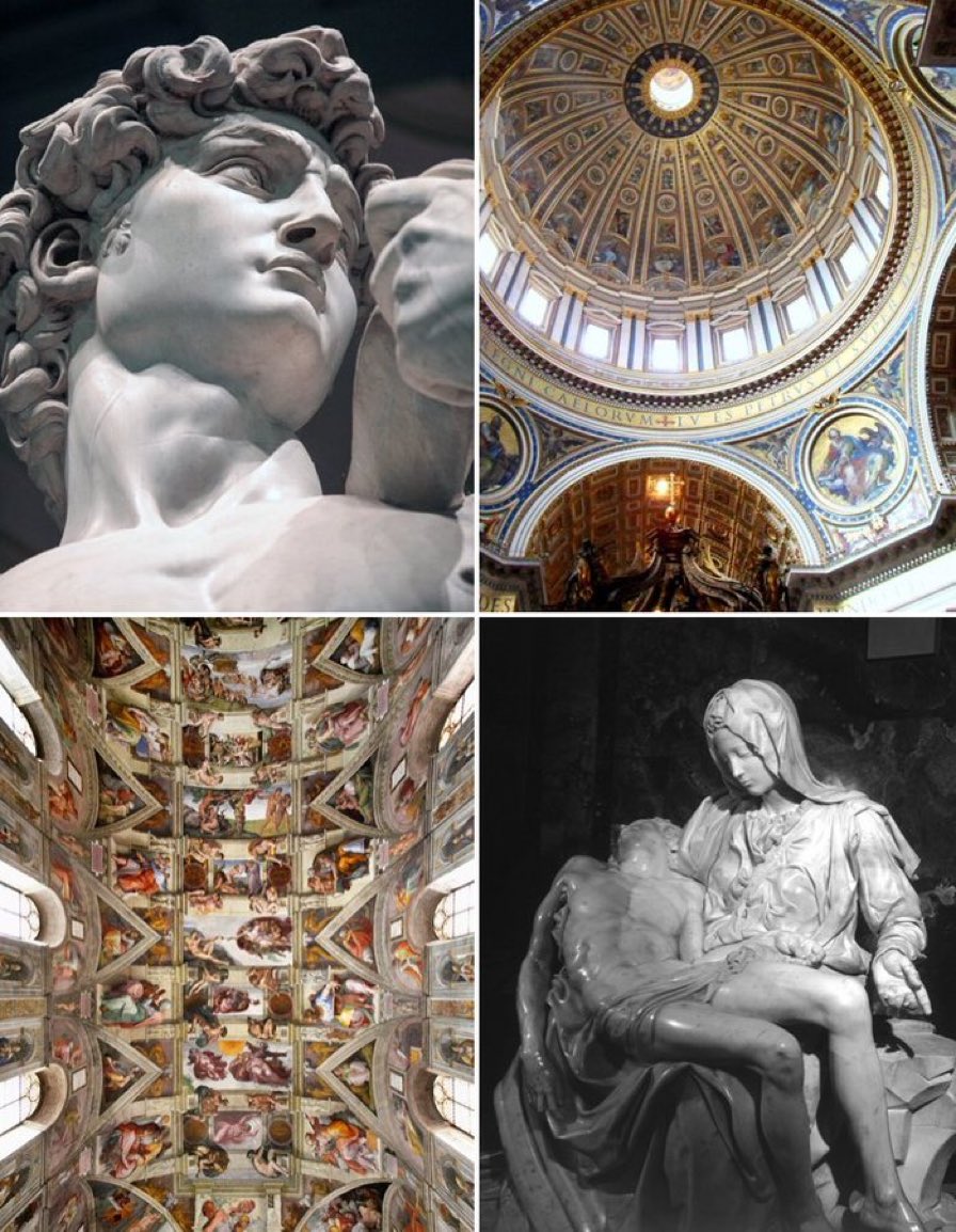 JamesLucasIT's tweet photo. Michelangelo ci ricorda quali vette è
capace di raggiungere l’essere umano. https://t.co/5bhH5oLdyP