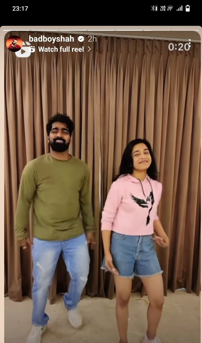 creaste_sriyaa's tweet photo. Badshah has also commented. 

Ohh my girl is gaining respect  and popularity 🤞❤
#SumbulTouqeerKhan #SumbulSquad https://t.co/yMAl7cOE6I