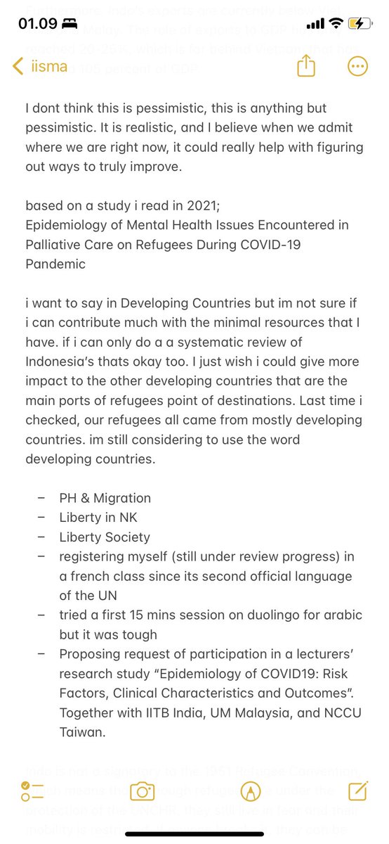 paulineciuputri's tweet photo. My IISMA interview prep notes. Bener bener research dalemm banget the relevancy of the Palliative course in UofG dengan Indo and my major. Tetapi ga ditanya~~~ (fair warning: bukan berarti ga bakal ditanya sedalam ini ya 2023 batch. honestly u never know) #kenangkenangan https://t.co/X1AvSOHbwo