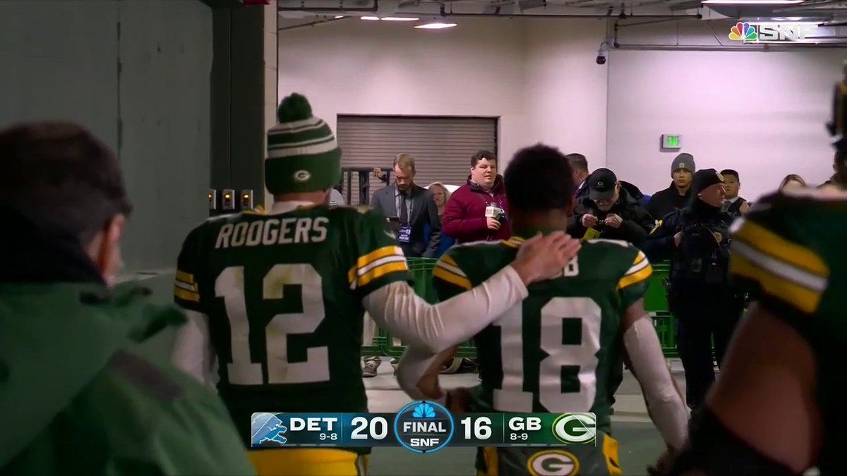 1.8.23.

The last time Aaron Rodgers walked off Lambeau Field as QB for the Green Bay Packers.