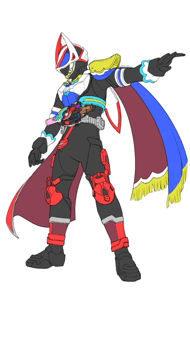 仮面ライダーギーツ スカイオージャーフォーム…なんちゃって#仮面ライダーギーツ #キングオージャー   #ひろプリ 