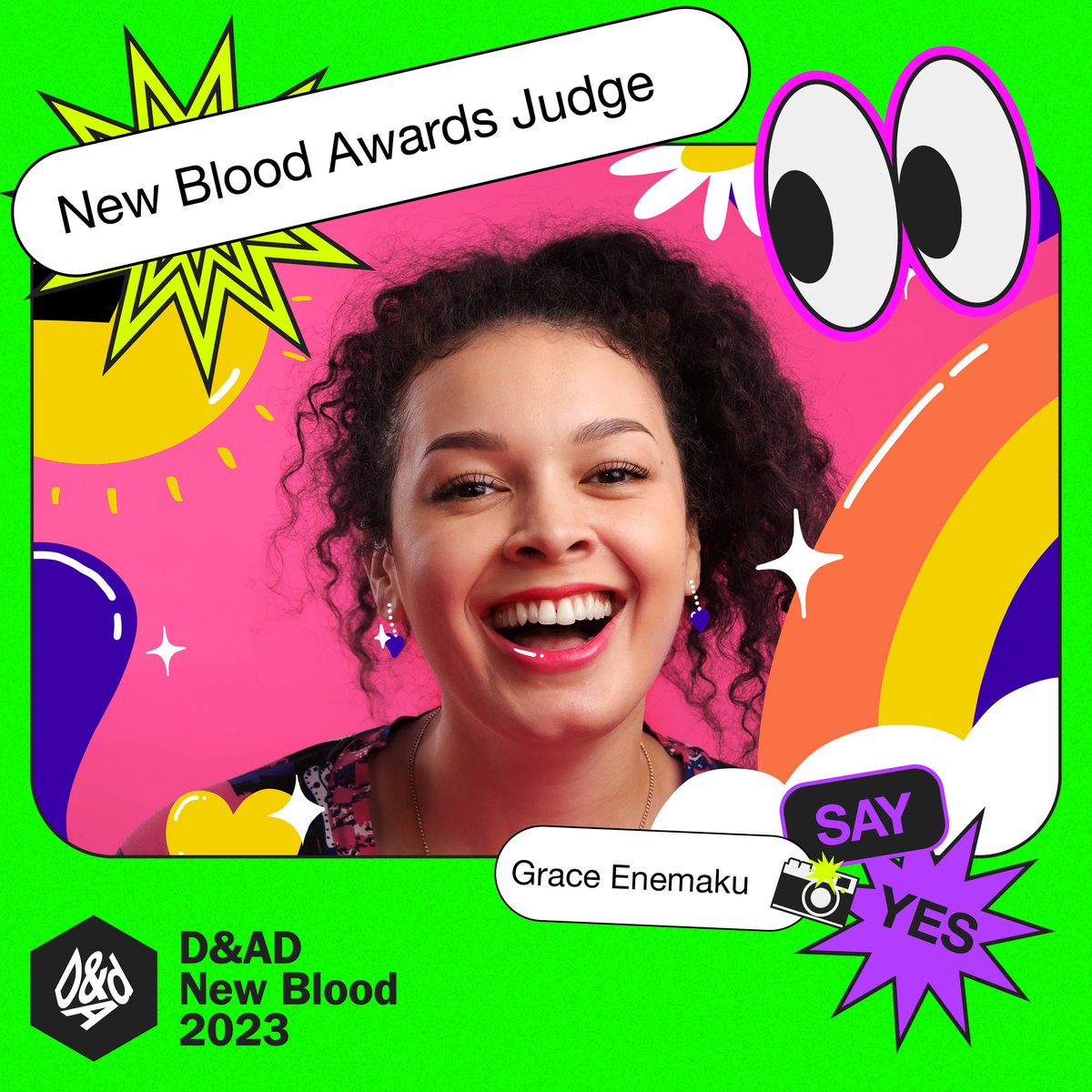 So excited to announce that I am a Judge this year on the @giffgaff brief for the @DandADNewBlood awards.

1 week left to enter: Deadline 21 March 2023.

I can’t wait to see what incredible insights and ideas this year's emerging creative talent are working on!

#newbloodawards