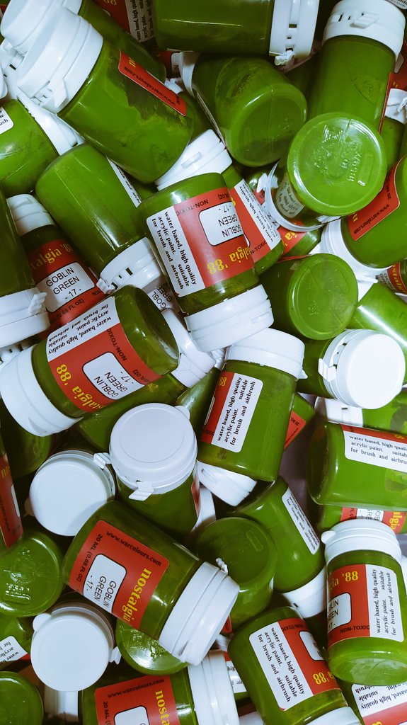 warcolours_com's tweet photo. Paint Porn
Let's not forget that goblin green 💚 (nostalgia '88) line is still available here:
https://t.co/5eEih5n4vh https://t.co/KdDuBDqkqD