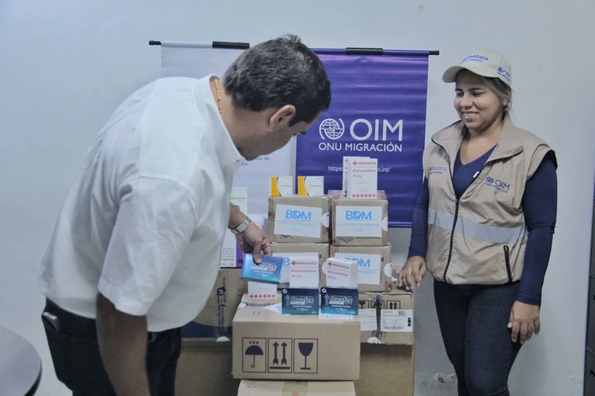 ESE_HEAD's tweet photo. ✅Gracias al apoyo de la @OIMColombia y el @BanMedicamentos recibimos #donación de #medicamentos para fortalecer la atención en #Salud a la población vulnerable,  apoyo al tratamiento médico y la complementariedad de la #atención en salud a la población #migrante no afiliada. https://t.co/WkWkC99Bdo