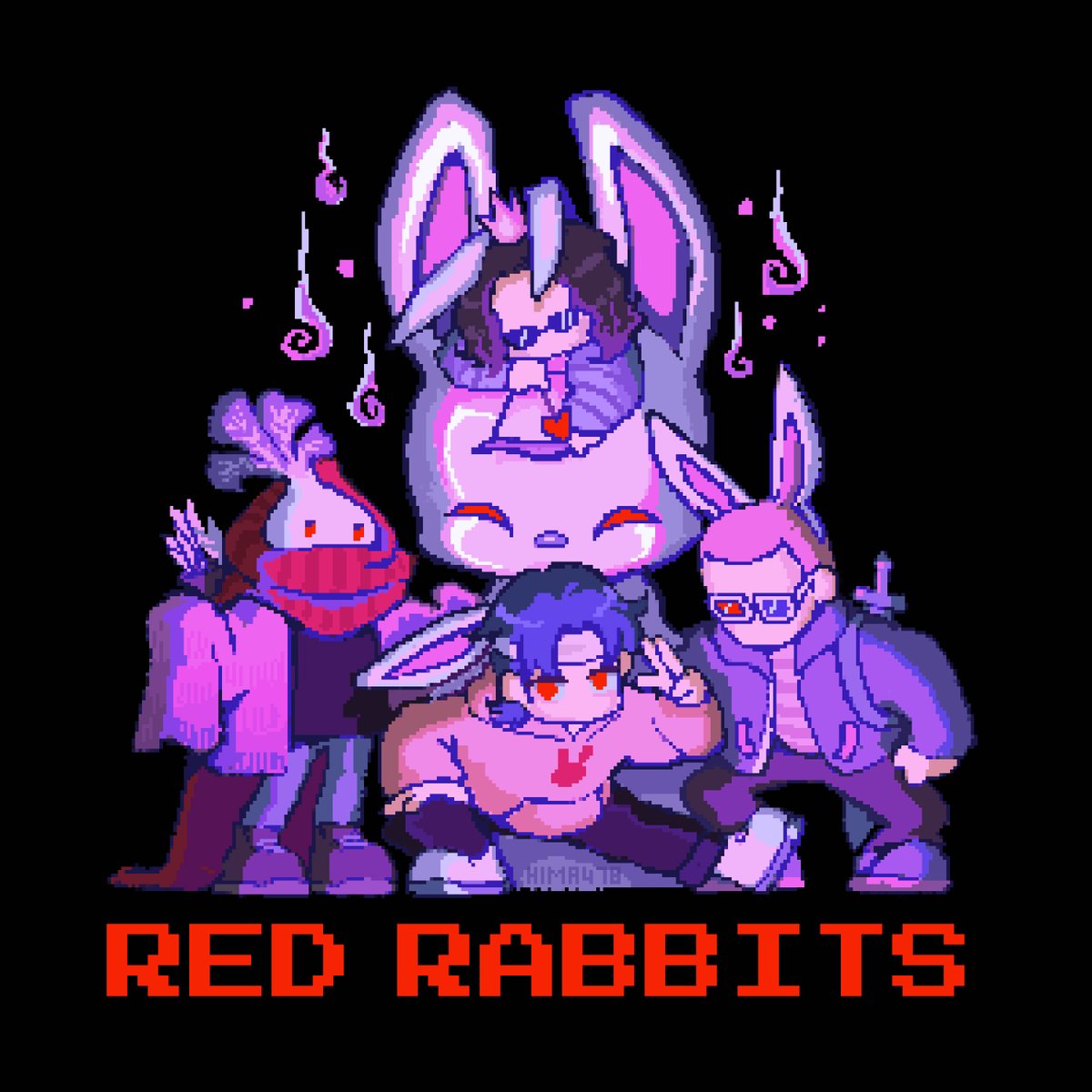 MCC29 Red rabbits :3
#5upfanart #eretfanart #sapnapfanart #jackmanifoldfanart #pixelart