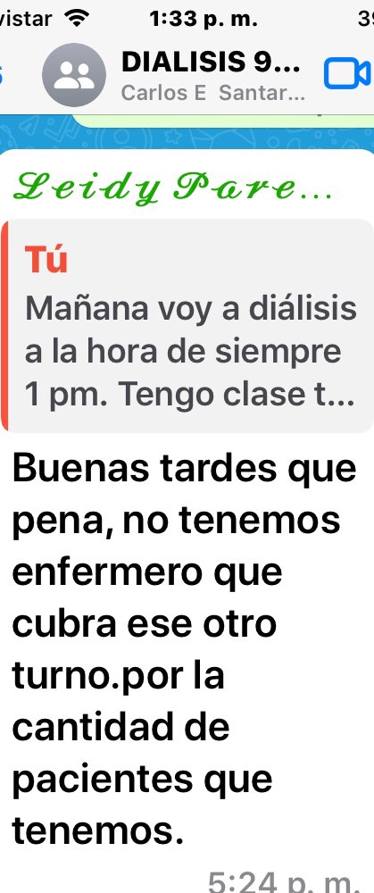 drvillam's tweet photo. Hoy acudí a la Unidad de Diálisis 95 Asistido por la Dra Jimenez y un grupo de periodistas para hacer les la violacion del derecho a la vida y la salud accediendo a realizar mi tratamiento a pesar de que ayer fue negado https://t.co/9hHDMb5fqp
