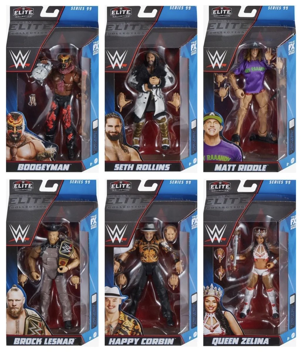 TOYSANDMASKScom's tweet photo. Elite 99 also restocked
https://t.co/Zf644bXAsR
#wwe #wwf #wwefigures #wweuniverse #swansea #wweelite #wrestlemania #wwecollection #boogeyman #sethrollins #mattriddle #brocklesnar #baroncorbin #queenzelina #zelinavega https://t.co/7lmeyYXuiM