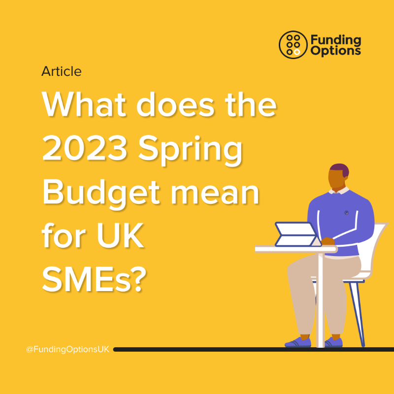 FundingOptions's tweet photo. Today, Chancellor @Jeremy_Hunt revealed the contents of the #SpringBudget2023, laying out @hmtreasury's tax and spending strategy for the year ahead.

💡 In our latest article, we give you the key takeaways from the statement and what it means for #SMEs and workers.