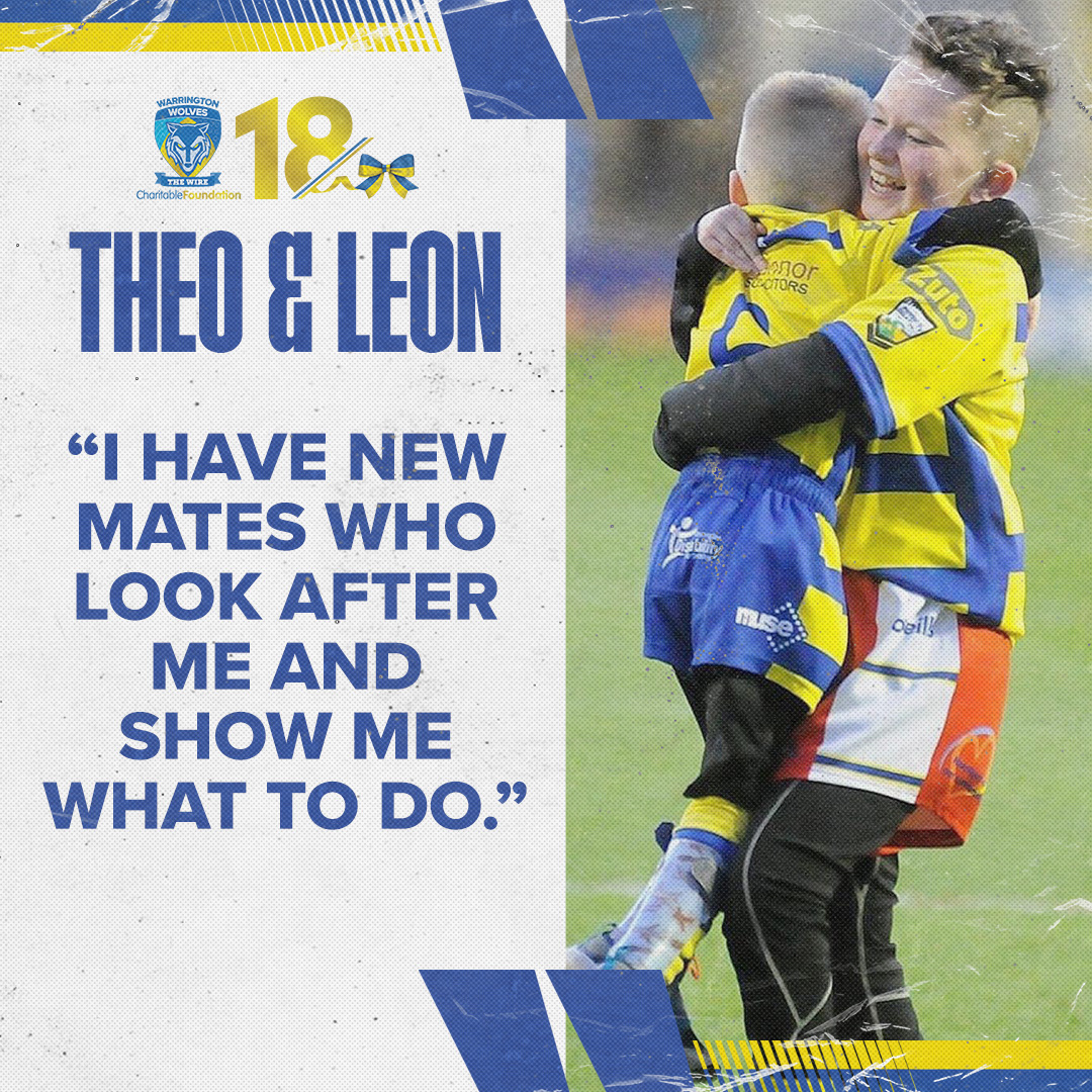 Changing lives in our community through sport 👏

Our incredible <a href="/WWRLFoundation/">Warrington Wolves Community Foundation</a> are kicking-off their 18th birthday celebrations this week 🥳