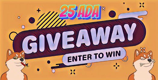 🚨 ADA Giveaway  🚨

Prize
🏆 - 1x Winner of 25 ADA
 🪪- 3x Moon Pass 
 📄- 6x Whitelist

Rules
1️⃣Follow <a href="/MoonInuCNFT/">Moon Inu 🐕</a> 
2️⃣Turn on 🔔 
3️⃣❤️+ RT 🔄
4️⃣Tag 3 Friends 

72H⏱ 

#CNFTCommunity #CNFTProject #CNFTs #CardanoNFT #cardanofeed #NFTs #MooninuCNFT $ADA #nftart #NFTartist
