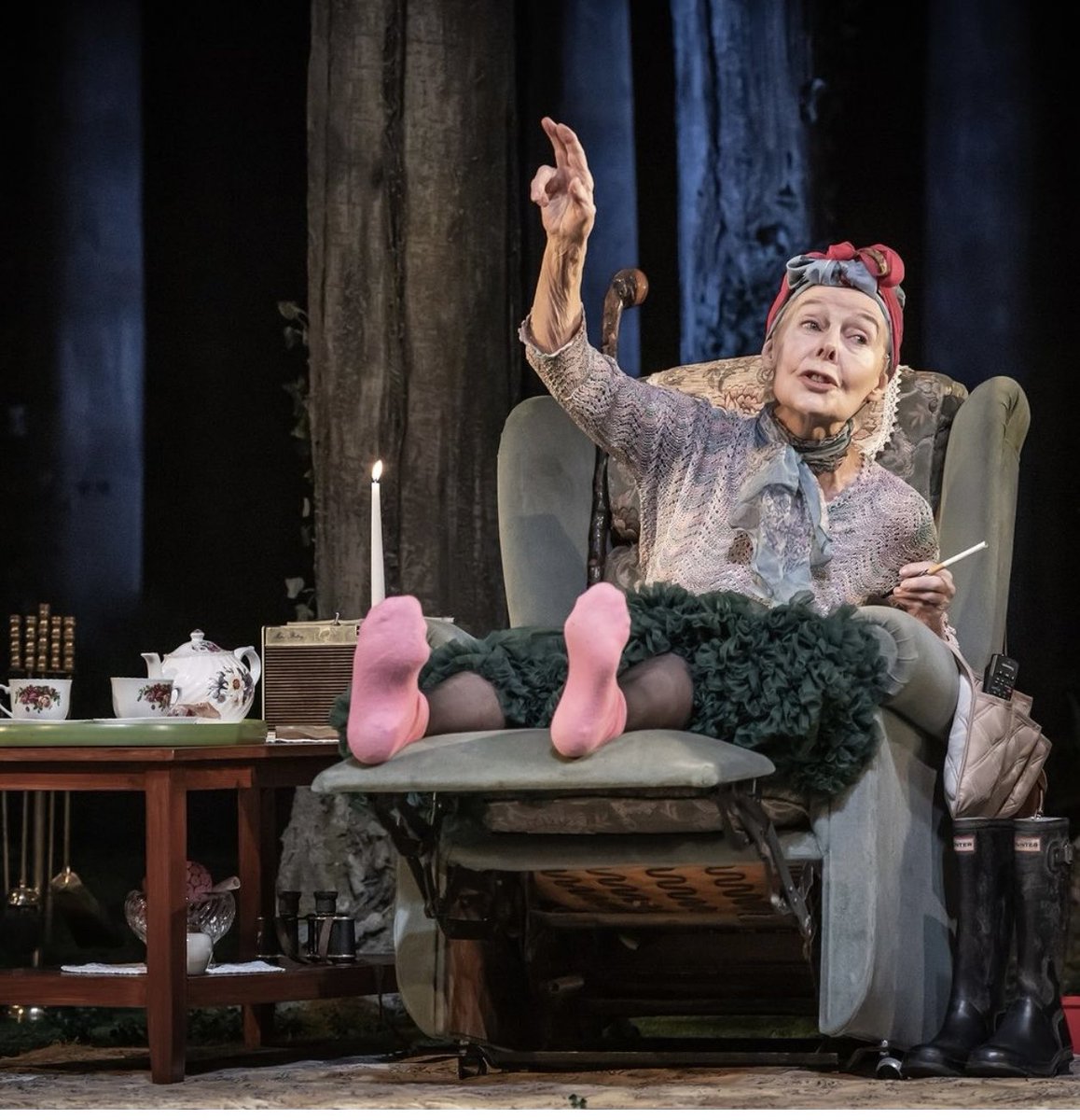 bwmgt's tweet photo. Wishing all the luck to the legend that is #EileenNicholas for press night tonight of #VillageIdiot @NottmPlayhouse cast by #JacobSparrow directed by #NadiaFall https://t.co/RnlwN6sD9x