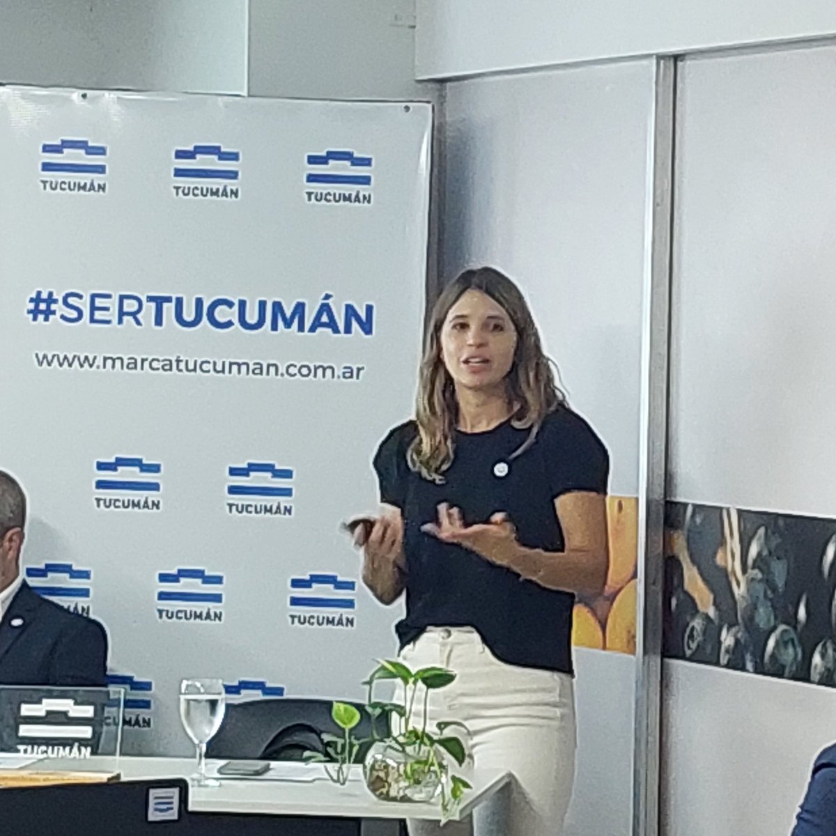 MarcaTucuman's tweet photo. La lic. Nadia Zanardi, Directora Nacional de Marca País @marcapaisar inicia la exposición ante más de 20 licenciatarios de Marca Tucumán. https://t.co/0RdNBBhukR