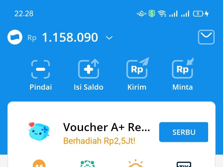 Giveaway saldo dana 200.000 kaget ajaa, rt&amp;like done