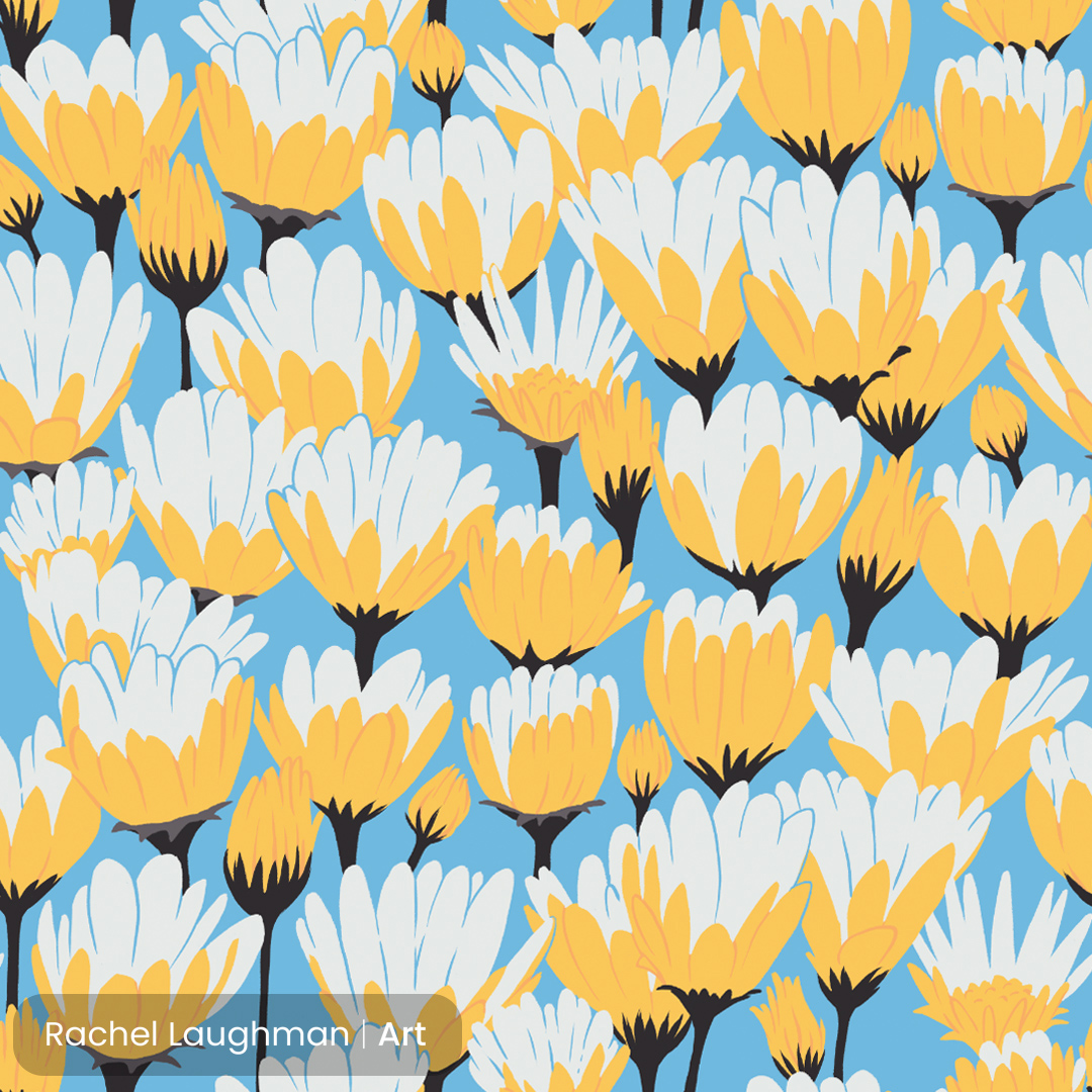 RLaughmanArt's tweet photo. Lineless-style field of daisies ๐ผโ๏ธ
#floraldesigns #springflorals #floral #flowers #floralprint #floralpattern #artwork #creativecommunity #digitalart #pattern #patterndesigner #patternoftheday #print #printdesign #surfacepattern #surfacepatterncommunity #surfacepatterndesign https://t.co/yu9YfrmxVB