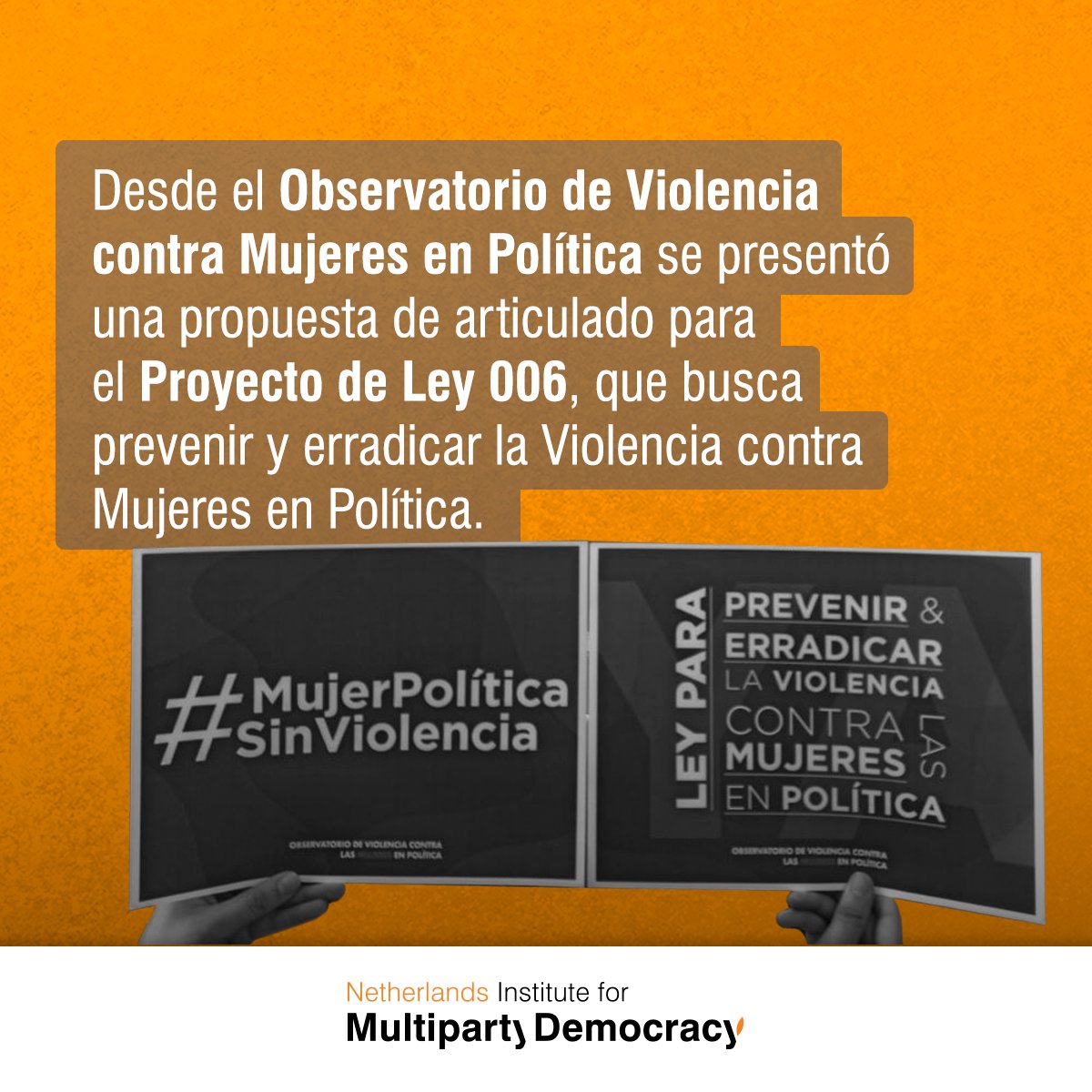 NimdColombia's tweet photo. 🟠 Desde el consorcio #Leap4peace  seguimos impulsando investigaciones, asistencias técnicas, seminarios y plataformas de aprendizaje en línea sobre equidad de género y paridad política a entidades públicas y partidos políticos. https://t.co/4QcxHfe5hs