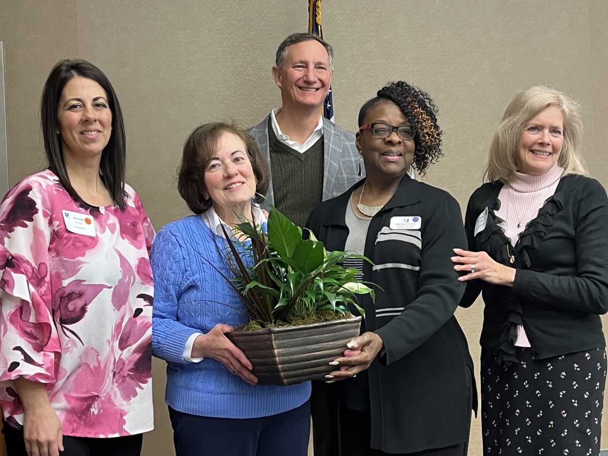 The MSW Ohio director and regional coordinators honored Joyce Odor at the state meeting for her service. She will be retiring at the end of this year.