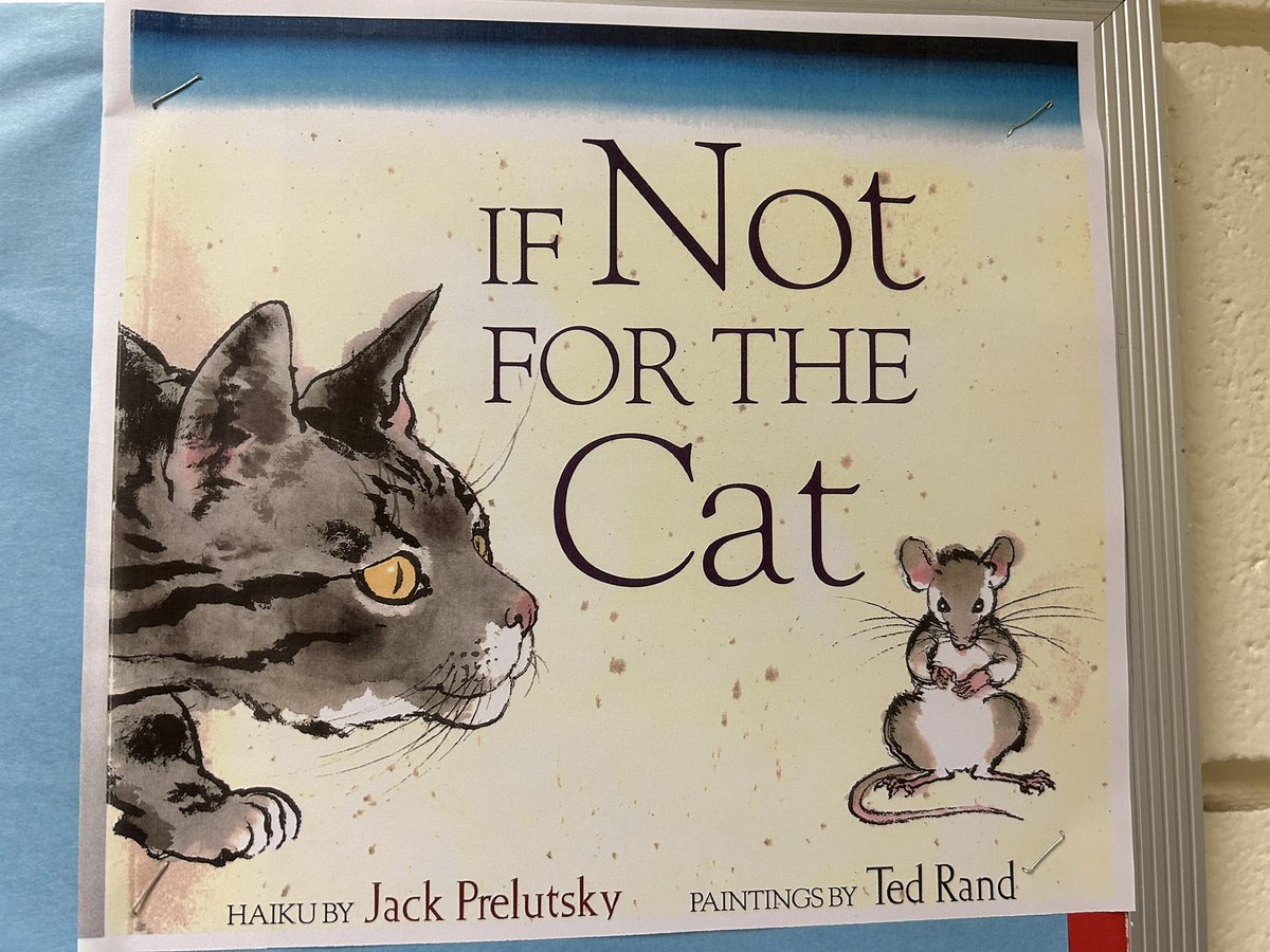 Excited for our new school wide read aloud 📖 If Not for the Cat by <a href="/Jack_Prelutsky/">Jack Prelutsky</a> with paintings by Ted Rand.  We will focus on the vocabulary word bliss! #NESvocabulary 💚🐮<a href="/msmeganliteracy/">Megan Sylvester</a> <a href="/nmps_supt/">NMPS Supt</a>