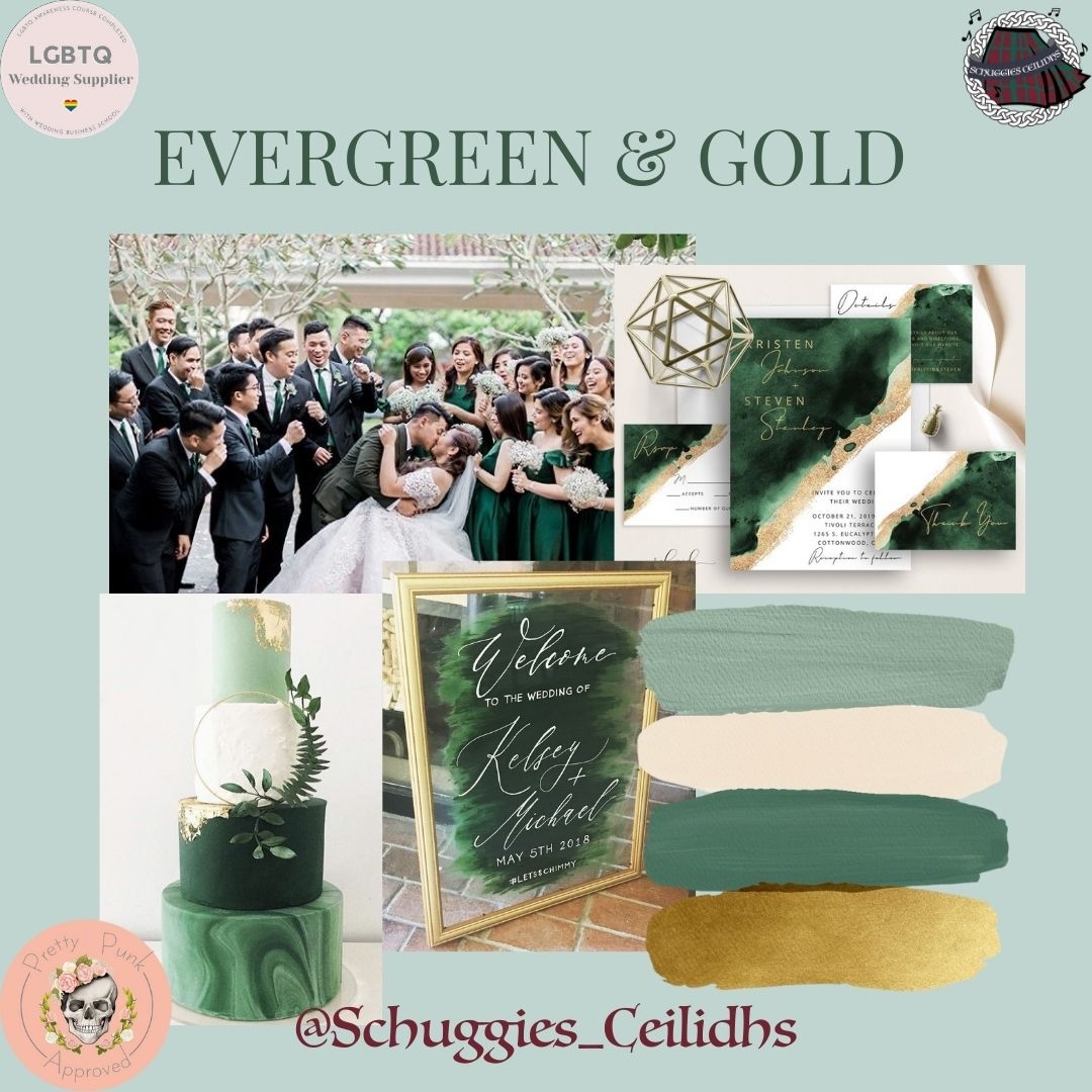 A wedding theme in evergreen and gold has the power to add a huge amount of luxury to your wedding💚 Perfect for any season but I especially love this theme as winter hands over to spring.🎉

Are you loving this colour scheme as much as I am? 

#Weddingstyle #rusticweddingdecor