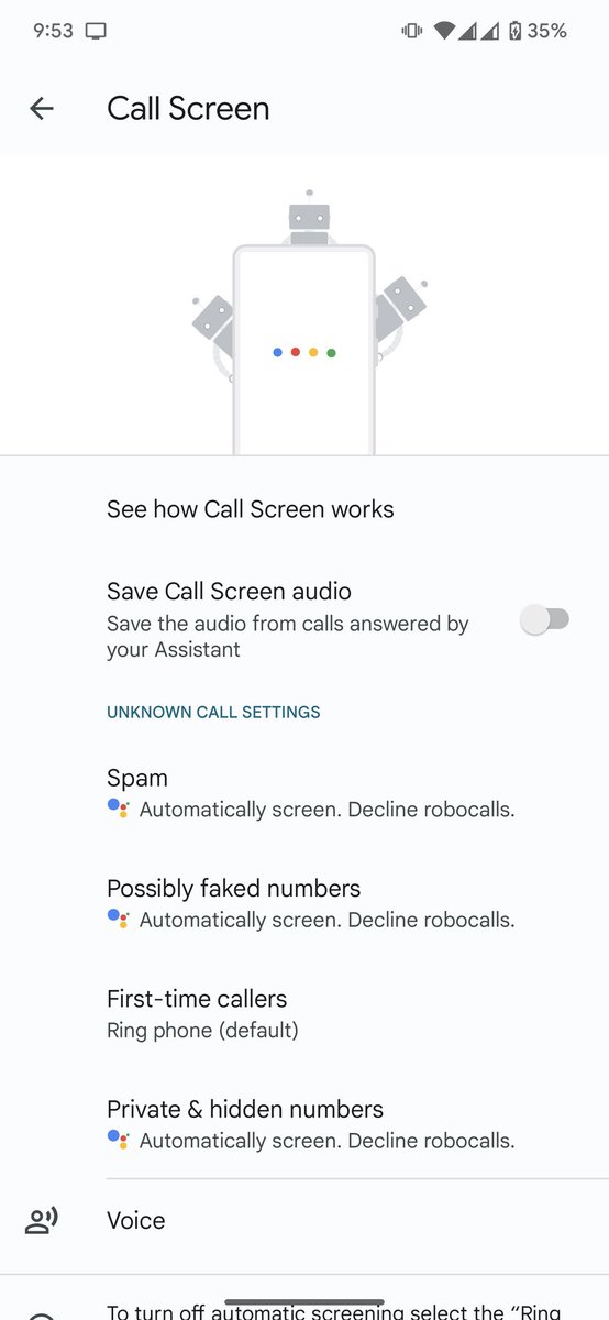 manojshesh24's tweet photo. One of my favorite feature on Google Pixel - Call Screen! Works great in screening spam calls in the background and declining. 
#Pixel7Pro #CallScreen 
@madebygoogle @GooglePixel_US https://t.co/jJGQUrlpqz