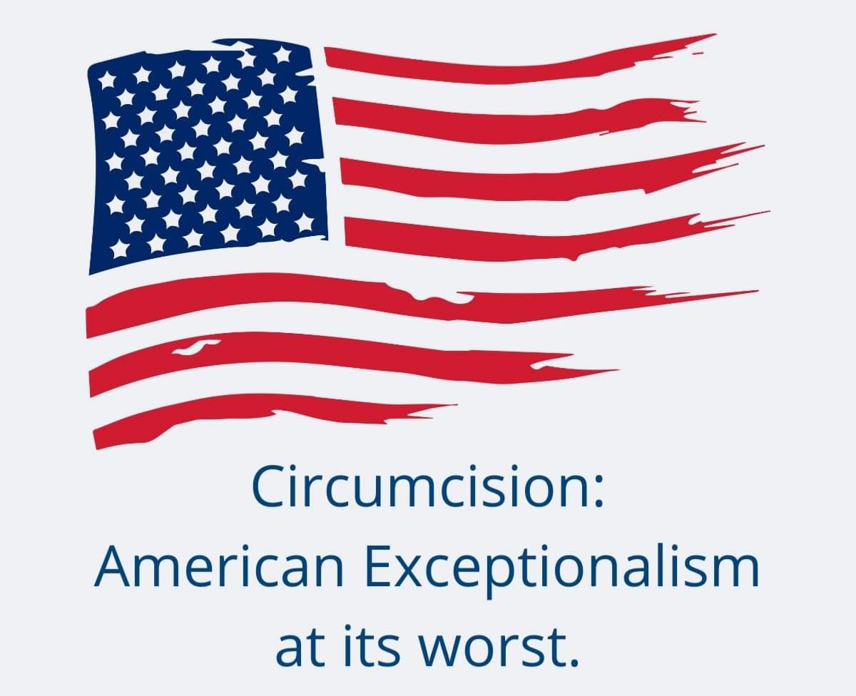 OneWeirdHill's tweet photo. @benryanwriter @drklausner Will the average American MD rabidly advocate for male infant circumcision? 

Does a bear shit in the woods? https://t.co/ow9tfTdkDk