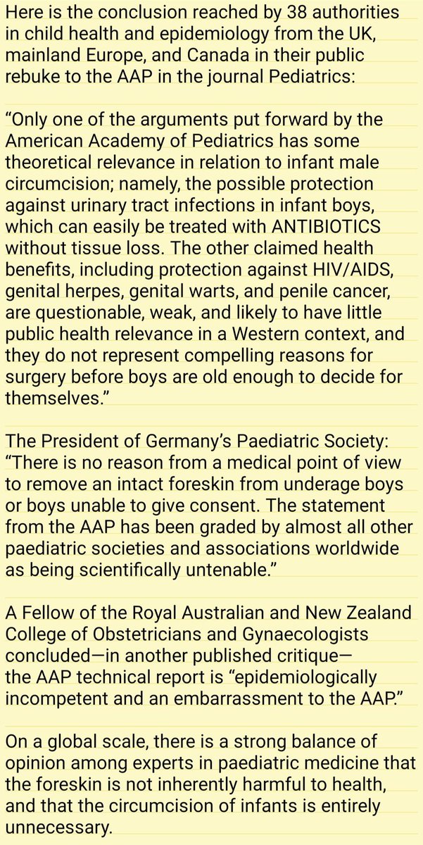 OneWeirdHill's tweet photo. @benryanwriter @drklausner Will the average American MD rabidly advocate for male infant circumcision? 

Does a bear shit in the woods? https://t.co/ow9tfTdkDk