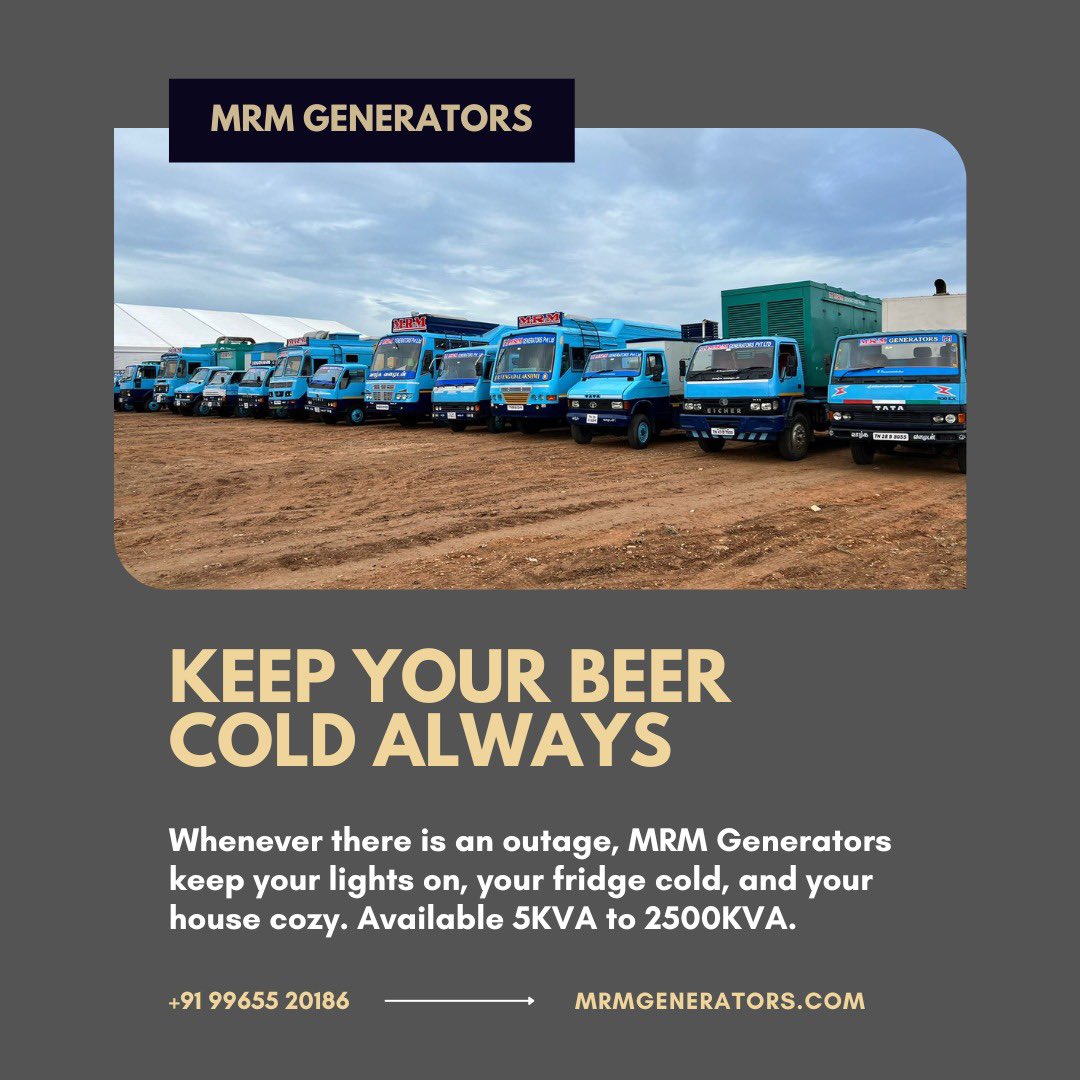 MRM_Generators's tweet photo. #gensetrental #gensetsilent #gensets #generatormaintenance #generator #generatorservice #powerbackup #powerbackupsolution #rentalservices #gensetsilent #gensetonhire #gensetforrent #gensetonrent #gensetdiesel #generatormaintenance #generatorhire #generatorparts #gensetindia https://t.co/hiHuEW8szo