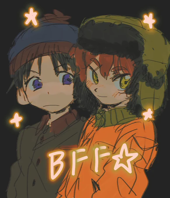 久しぶりに見たら可愛くて描いた#southpark 