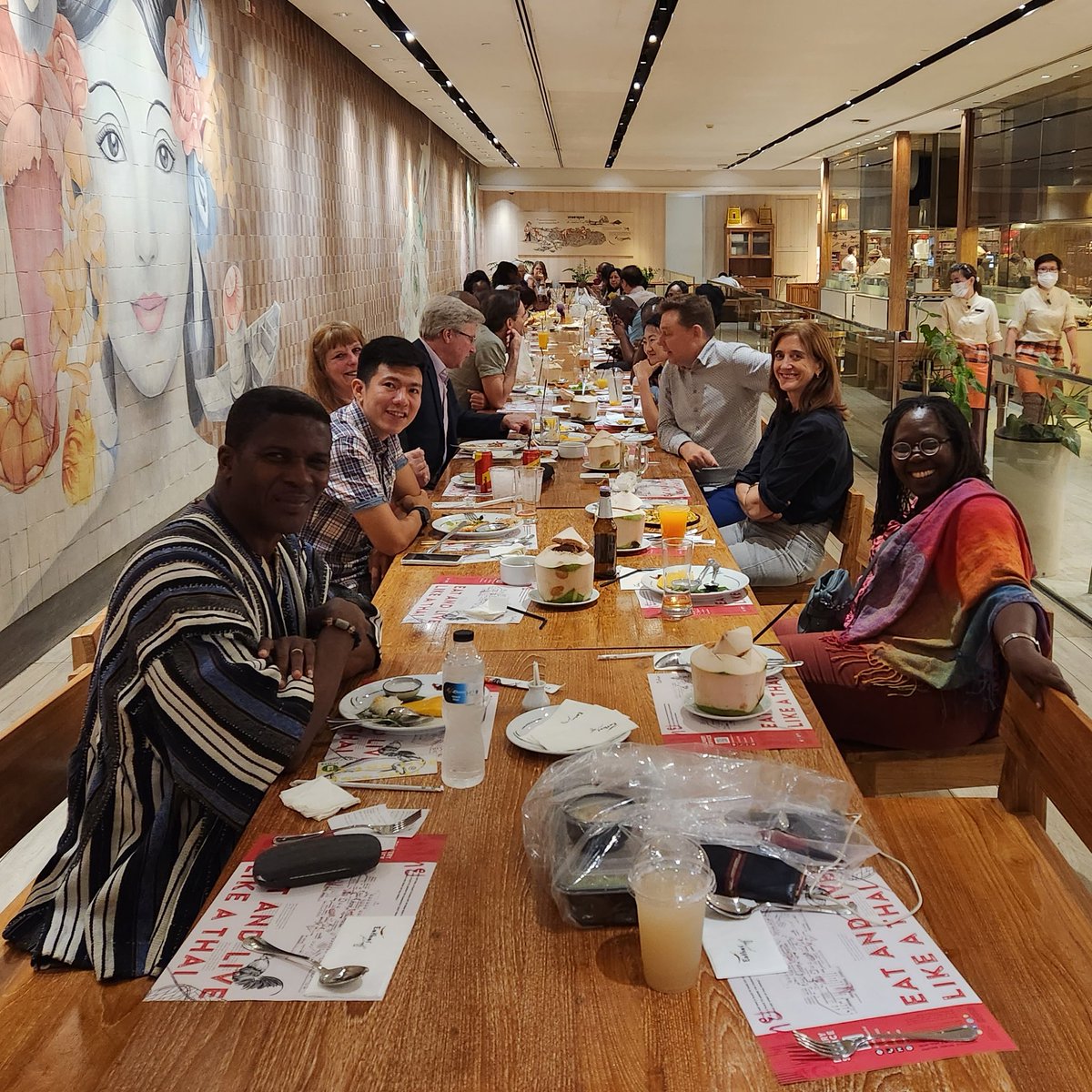 After an excellent second day of discussions, it's time for an ACORN Network team dinner at the aptly named Eathai. Final day tomorrow, where we will have presentations from the Wellcome AMR team, ADVANCE-ID, AMASS, SEDRI-LIMS, and other project partners.