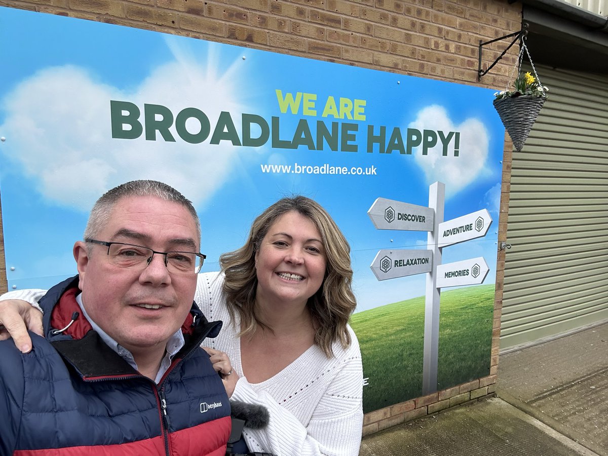 Can you believe we’ve had our motorhome for a year and we’ve done over 8,000 miles in it already so we’ve been back to see our friends at Broadlane today to have our Hab check and service done.