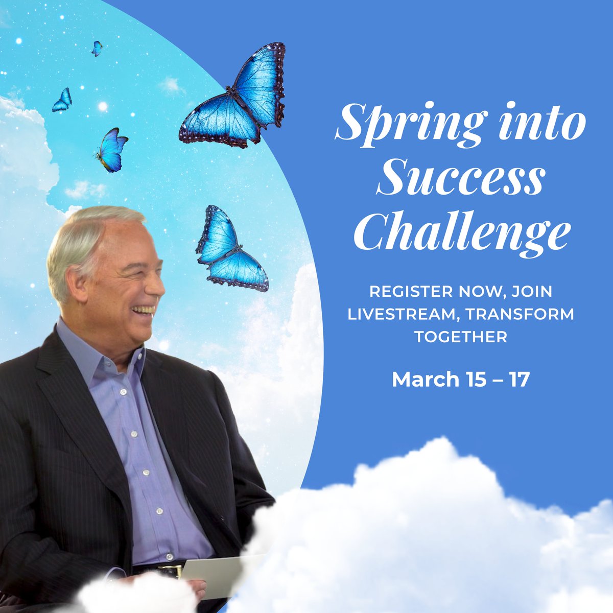 JackCanfield's tweet image. TODAY IS DAY 1 OF MY #SPRINGINTOSUCCESS CHALLENGE. 🎉 But there is still time to enter and particpate in this interactive livestreamed event!

Click here ➡️ bit.ly/41TXnE7