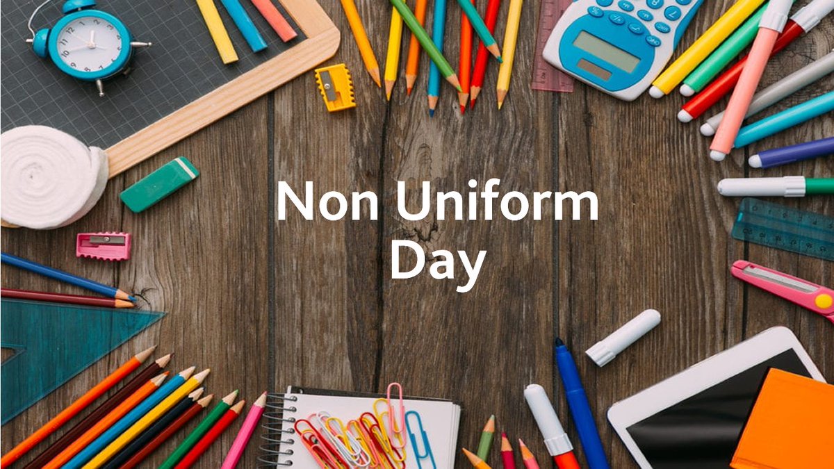 StBedesMarske's tweet photo. Don't forget tomorrow is non-uniform day to support Children's Cancer North Charity and to celebrate a very special young man in Y3! Donations can be made via ParentPay 🎉 https://t.co/4i9BVYGM8p